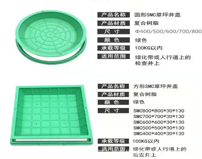 湖州树脂复合种植井盖展示